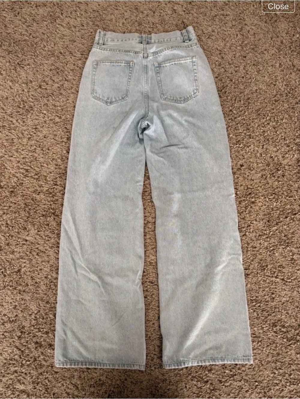 Petal & Pup Light Wash Wide-Leg Jeans